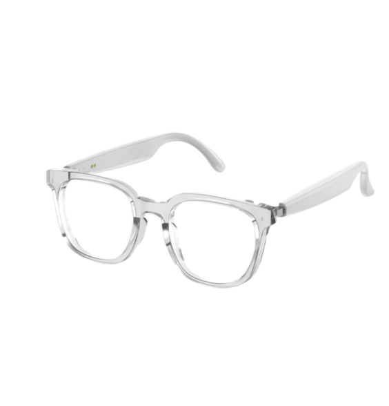 HY-1009 White Frame, Gray Lenses